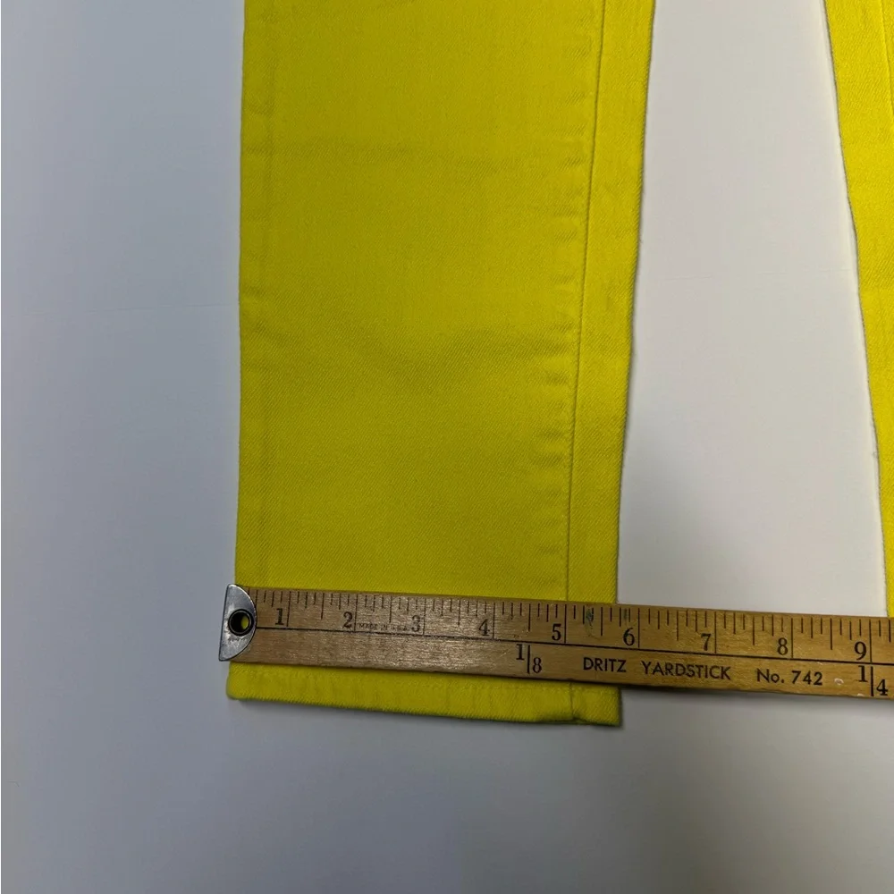 Lot Of 2 Ralph Lauren Bowery Skinny Jeans Girls 12 Big Pony  Yellow /green NWT